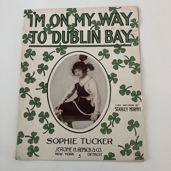 1910s Vintage Sheet Music Irish Songs Ragtime I'm A Long Way from Tipperary - Picture 9 of 16
